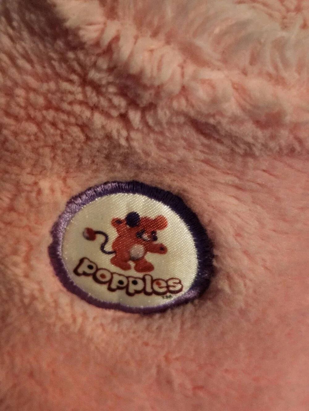 Vintage Mattel Party Popples 80's Plush Pink